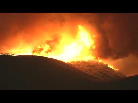 California fire forces evacuations