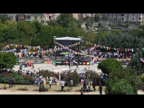 Turkey: pro-democracy protest in Istanbul