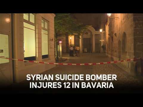Ansbach, Germany: Suicide bomber injures 12