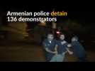 Armenian police arrest over 100 demonstrators outside station