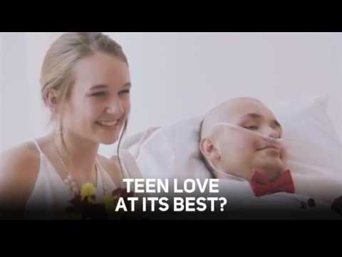 Teen cancer patient marries sweetheart at hospital