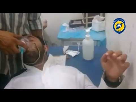 Rescuers say toxic gas dropped on Syrian town