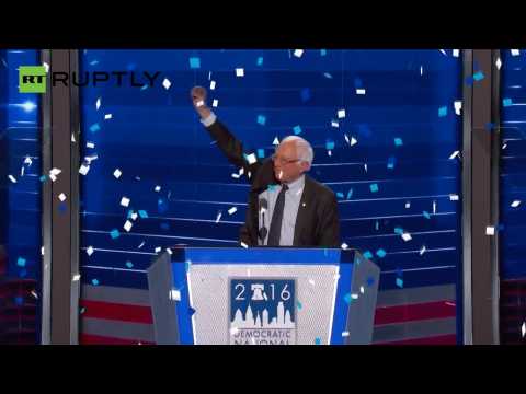 Cheers and Tears as Sanders Endorses Clinton at DNC