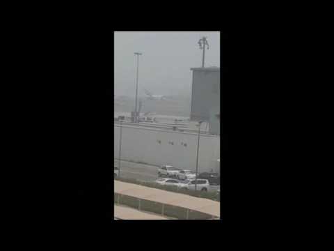 Amvids following Emirates Airline flight crash landing at Dubai airport