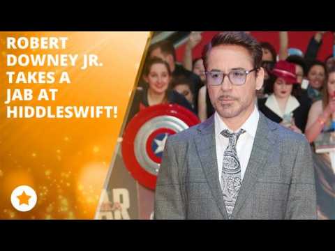 Robert Downey Jr. pokes fun at Tom Hiddleston!