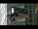 Man scaling Trump Tower rescued