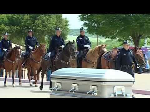 Funerals for slain Texas officers
