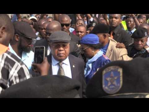 Congo opposition chief Tshisekedi arrives in Kinshasa