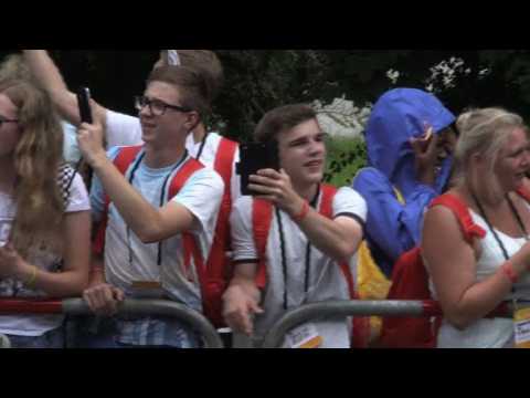 Young Catholics thrilled by Pope at World Youth Day, Poland