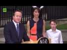 Cameron Gives Parting Speech Outside 10 Downing Street