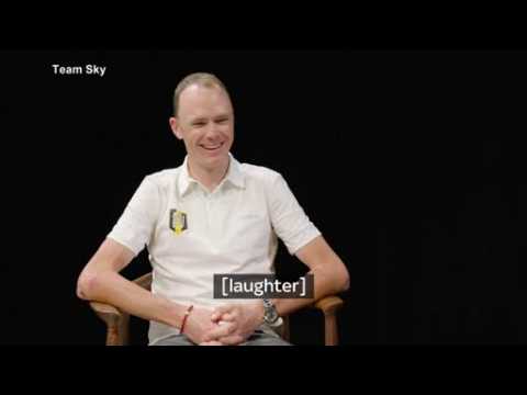 Boys question victorious Tour de France cyclists as 'Mini Team Sky'