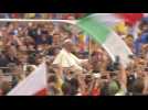 Pope Francis greeted by World Youth Day masses in Krakow