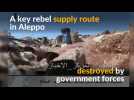 Syrian army cuts off supply routes into Aleppo