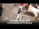 After Iraq: Vet finds his rush at Running of the Bulls