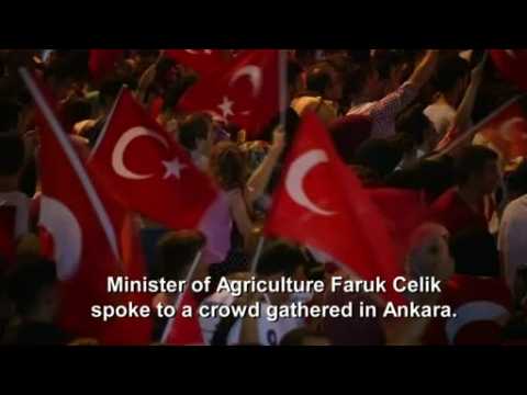Turks rally in support of President Erdogan