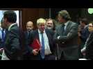 Boris Johnson attends first Brussels foreign ministers' meeting