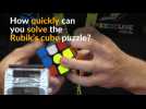 Rubik's cube 'speedcubers' battle it out in Euro championship