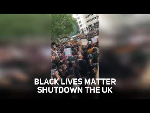 Black Lives Matter stage first large scale UK protest