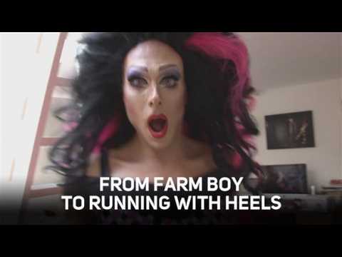 Farm boy to fab: Glittering up for the Drag Olympics