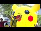 A peek at the Pikachu parade