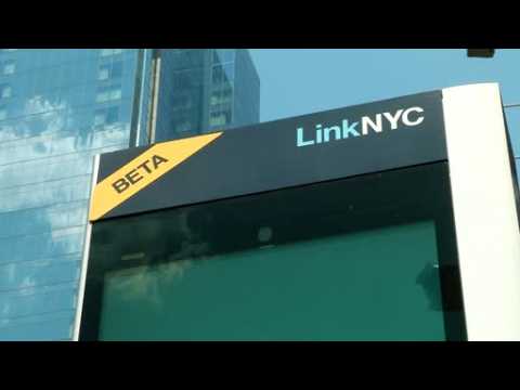 LinkNYC covering the streets