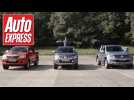 Pick-up drag race: Mitsubishi L200 vs VW Amarok & Toyota HiLux