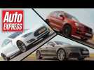 Tesla Model S P85D vs Audi RS7 vs Alpina XD3 track battle