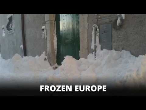 Spectacular: This is Europe under a cold spell