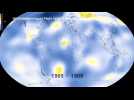 NASA animation shows global warming over 135 years