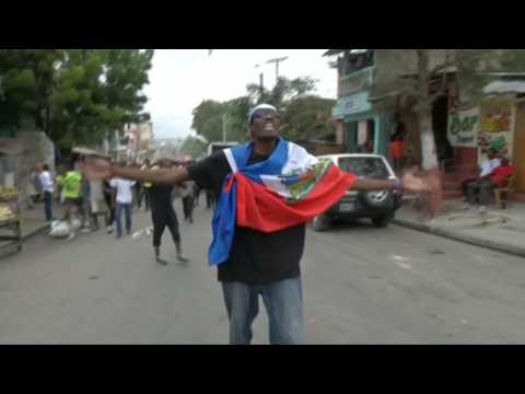 Haitians protest on day of cancelled elections