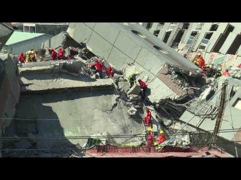 Survivors including child pulled alive from Taiwan quake rubble