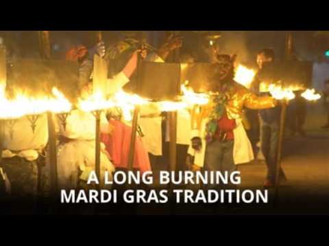 Half Man, Half Amazing: Mardi Gras' Flaming Flambeaux