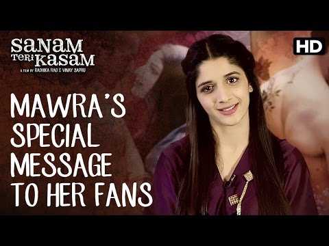 A special message from Mawra Hocane to fans in Pakistan | Sanam Teri Kasam