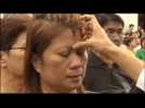 Filipino Catholics marked with ash on Ash Wednesday