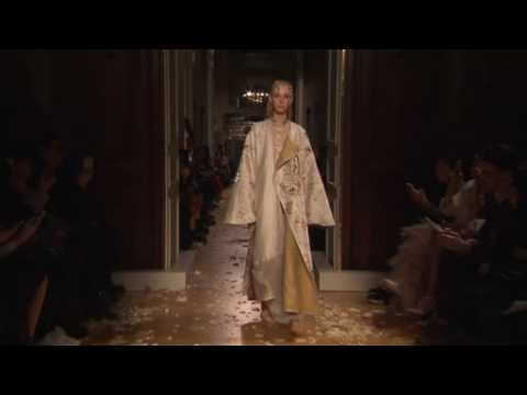 Valentino presents earthy couture collection