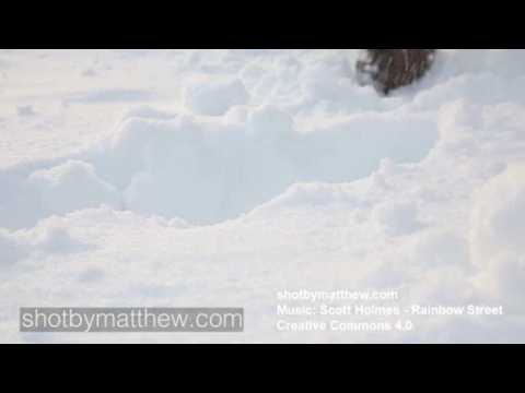 New Yorkers' snowball fight viewed in beautiful slow-motion