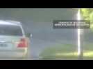 Mother and daughter survive being struck by car trying to elude police