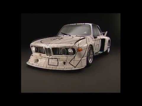 BMW Meilenstein 3 - Studio Shots Art Car Frank Stella BMW 3.0 CSL Trailer | AutoMotoTV