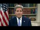 Kerry urges parties in Syrian peace talks to seize opportunity