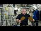 Astronaut Scott Kelly shows you can play ping pong in space