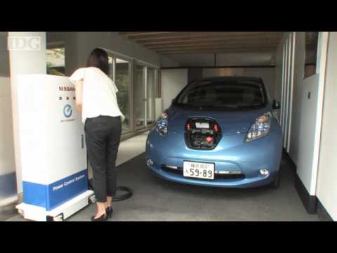 Video: Nissan's electric car can power a house