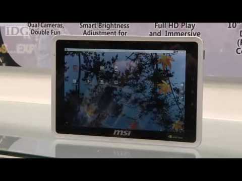 CEBIT 2011: MSI shows Android-based tablet