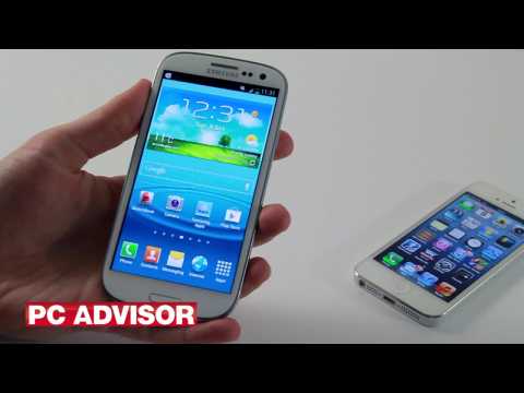 iPhone 5 vs Samsung Galaxy SIII: comparison review video