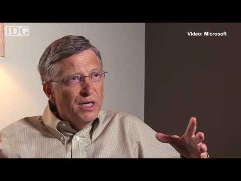 Microsoft's Bill Gates discusses Windows 8's natural user interface (NUI)