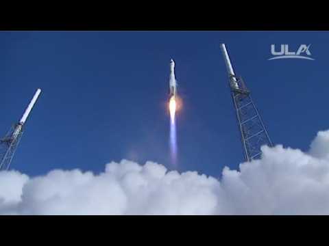 Atlas V rocket blasts into space