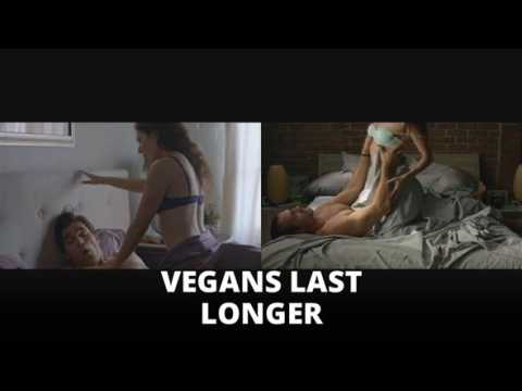Go vegan and last longer in bed. Here's the proof
