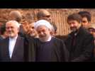 Iran's Rouhani in Rome, Paris to revive business ties