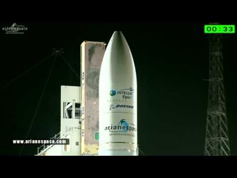 Ariane rocket takes off in dramatic fashion