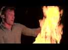 Video featuring flaming giant jenga gets over 600 000 views