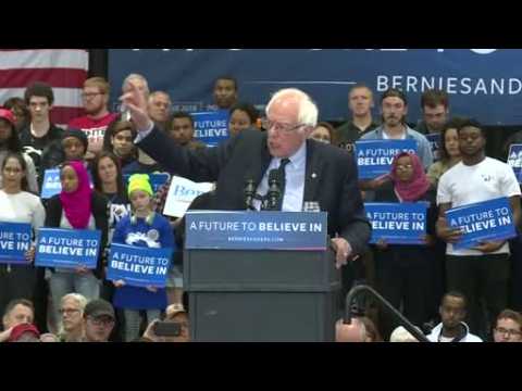 Sanders says will win Pennsylvania if large voter turnout